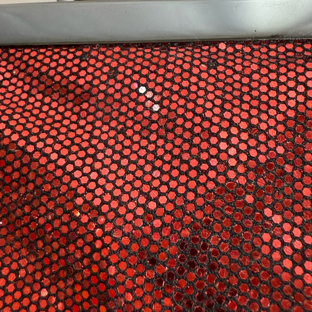 Express Ruby Red Beaded Snap Close Evening Bag Wi… - image 7